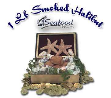 Smoked Halibut - Seafood Gift Baskets