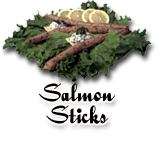 Smoked salmon sticks